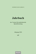 Cover: Niederdeutsches Jahrbuch - Husum Druck- und Verlagsgesellschaft