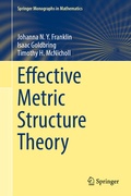 Cover: Effective Metric Structure Theory - Springer