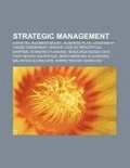 Cover: Strategic Management - Books LLC, Wiki Series