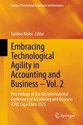 Cover: Embracing Technological Agility in Accounting and Business - Vol. 2 - Springer