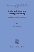 Bild: Recht und Sicherheit der Digitalisierung - Duncker & Humblot