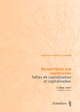 Cover: Barwerttafeln und capitalisator / Tables de capitalisation et capitalisateur - Schulthess Juristische Medien