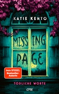 Cover: Missing Page - T&ouml;dliche Worte - ONE