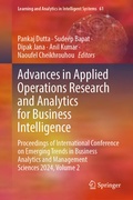 Cover: Advances in Applied Operations Research and Analytics for Business Intelligence - Springer