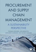 Cover: Procurement and Supply Chain Management - Routledge