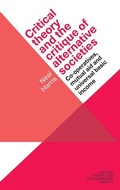 Cover: Critical theory and the critique of alternative societies - Manchester University Press