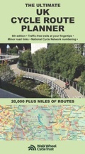 Cover: The Ultimate UK Cycle Route Planner Map - Excellent Books