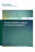 Cover: Human Reliability Analysis for Nuclear Installations - IAEA