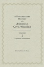 Cover: A Documentary History of the American Civil War Era, Volume 1 - University of Tennessee Press