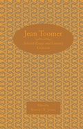 Cover: Jean Toomer - University of Tennessee Press