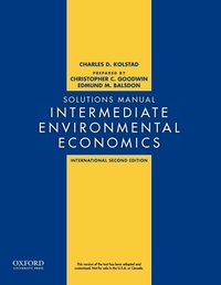 Enlarge image Cover: Intermediate Environmental Economics XSM - Oxford University Press