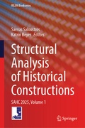 Cover: Structural Analysis of Historical Constructions - Springer