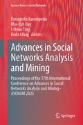 Cover: Advances in Social Networks Analysis and Mining - Springer