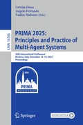 Cover: PRIMA 2025: Principles and Practice of Multi-Agent Systems - Springer