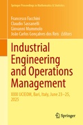 Cover: Industrial Engineering and Operations Management - I - Springer