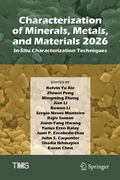 Cover: Characterization of Minerals, Metals, and Materials 2026 - Springer