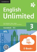 Cover: English Unlimited HTL 3, Sch&uuml;lerbuch mit E-BOOK+ - &Ouml;BV 3-209