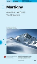 Cover: 282S Martigny Schneesportkarte - swisstopo