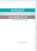 Cover: Wiener Slavistisches Jahrbuch. Neue Folge 13 (2025) - Harrassowitz Verlag