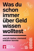 Cover: Was du schon immer &uuml;ber Geld wissen wolltest - Stiftung Warentest