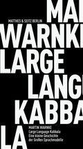 Cover: Large Language Kabbala - Matthes & Seitz Berlin