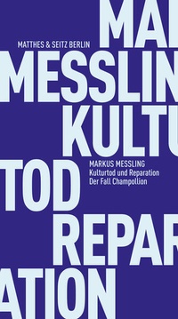 Abbildung von: Kulturtod und Reparation - Matthes & Seitz Berlin