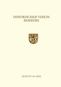 Cover: Historischer Verein Bamberg - Bericht 161 (2025) - Urlaub, K