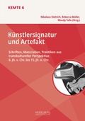Cover: K&uuml;nstlersignatur und Artefakt - Heidelberg University Publishing