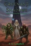 Cover: Nybora: Covenant of Shadows (Prequel to The Holy War of Tiburonda Saga, #1) - S. A. Campbell