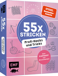Cover: 55 x stricken - Profi-Hacks und Tricks | Dein Kartenset von @maschenfein - Edition Michael Fischer / EMF Verlag