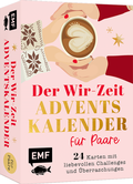 Cover: Adventskalender-Kartenset: 24 x Wir-Zeit f&uuml;r Paare - Edition Michael Fischer / EMF Verlag