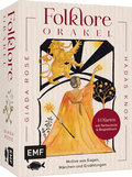 Cover: Orakel-Kartenset: Folklore Orakel | Die Liebe, die Reise, die Prophezeiung - Integriere die zentralen Motive aus Sagen, M&auml;rchen und Erz&auml;hlungen in deine Legung - Edition Michael Fischer / EMF Verlag