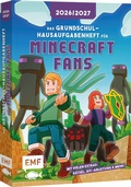 Cover: Das Grundschul-Hausaufgabenheft f&uuml;r Minecraft-Fans 2026/2027 - Edition Michael Fischer / EMF Verlag