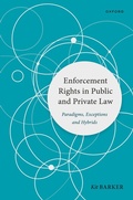 Cover: Enforcement Rights in Public and Private Law - Oxford University Press