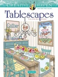 Cover: Creative Haven Tablescapes Coloring Book - Dover Publications