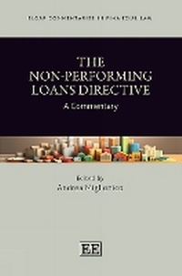 Enlarge image Cover: The Non-Performing Loans Directive - Edward Elgar Publishing