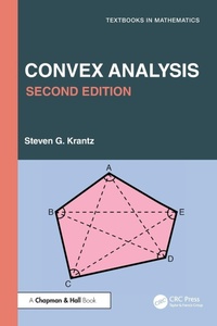Enlarge image Cover: Convex Analysis - CRC Press