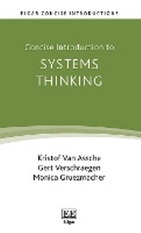 Enlarge image Cover: Concise Introduction to Systems Thinking - Edward Elgar Publishing