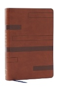 Cover: Color Code Study Bible, Revealing God's Truth Color by Color (NIV, Brown Leathersoft, Red Letter, Thumb Indexed, Comfort Print) - Thomas Nelson Publishers