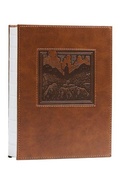 Cover: NKJV New Testament, Tracing edition: Engaging the Scripture Word by Word (Brown Leathersoft over Board) - Thomas Nelson Publishers