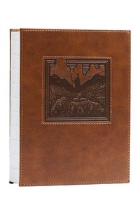 Enlarge image Cover: NKJV New Testament, Tracing edition: Engaging the Scripture Word by Word (Brown Leathersoft over Board) - Thomas Nelson Publishers