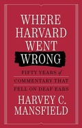 Cover: Where Harvard Went Wrong - Encounter Books,USA