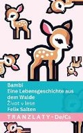 Cover: Bambi - Eine Lebensgeschichte aus dem Walde / Zivot v lese - Tranzlaty