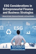 Cover: ESG Considerations in Entrepreneurial Finance and Business Strategies - Igi Global Scientific Publishing