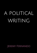 Cover: A political writing - Hidden Hand Press