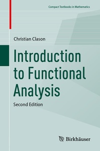 Enlarge image Cover: Introduction to Functional Analysis - Birkhäuser