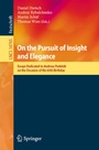 Cover: On the Pursuit of Insight and Elegance - Springer