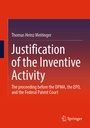 Cover: Justification of the Inventive Activity - Springer