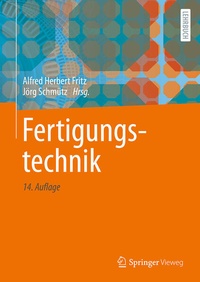 Enlarge image Cover: Fertigungstechnik - Springer Vieweg