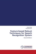 Cover: Feature-based Robust Techniques for Speech Recognition System - LAP Lambert Academic Publishing